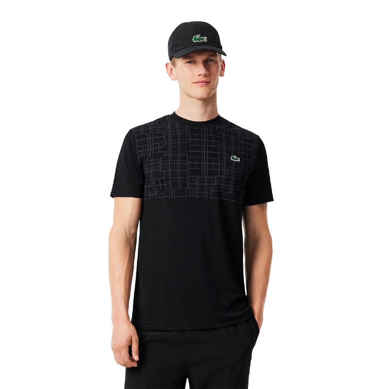 Camiseta Lacoste Novak Djokovic Ultra Dry Black