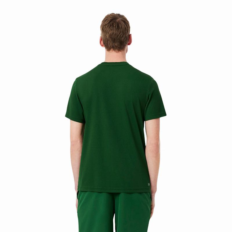 Lacoste Novak Djokovic Maglietta Verde Navy Blu