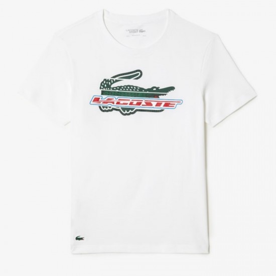 T-shirt Lacoste Sport Algodon Ecologico White