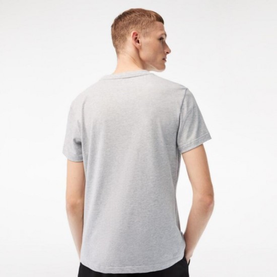 Camiseta Lacoste Sport Algodon Ecologico Gris