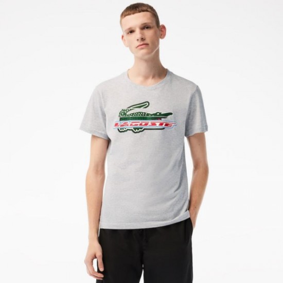 T-shirt Lacoste Sport Algodon Ecologico Grey