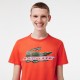 Camiseta Lacoste Sport Algodon Ecologico Orange