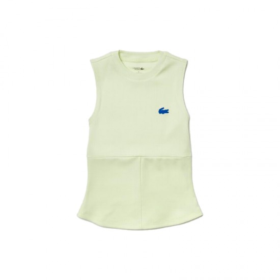 T-shirt Lacoste Sport Jaune Femme