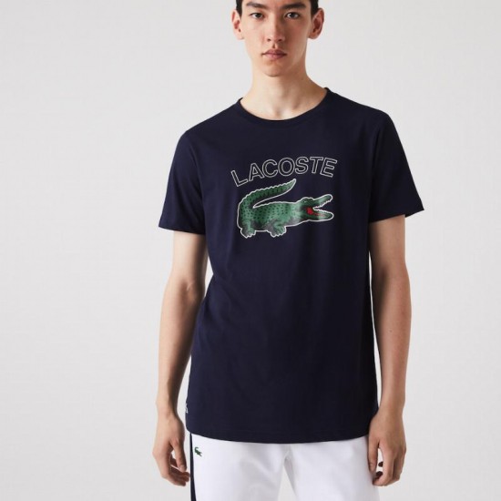 T-shirt Lacoste Sport Navy Blu