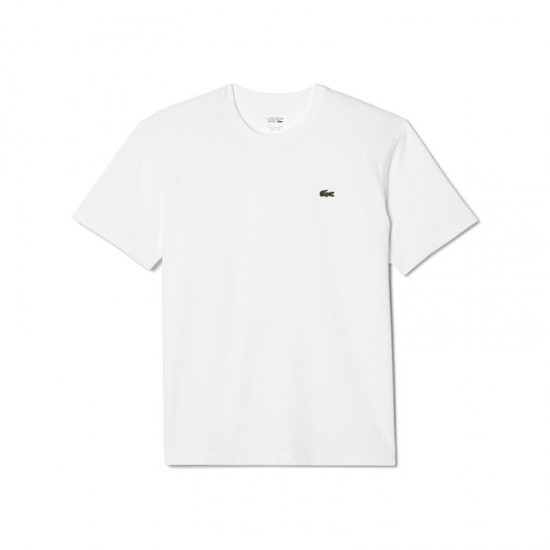 T-shirt Lacoste Sport Embroidery Blanco Logo Verde
