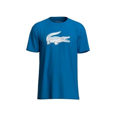 T-shirt Lacoste Sport Crocodile 3D Blue White