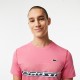 Lacoste Sport Medvedev T-shirt vermelha rosa