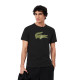 Camiseta Lacoste Sport Preta Caqui