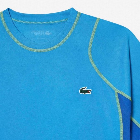 Lacoste Sport Pique Blue T-shirt