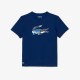 Lacoste Sport T-shirt en maille bleu marine
