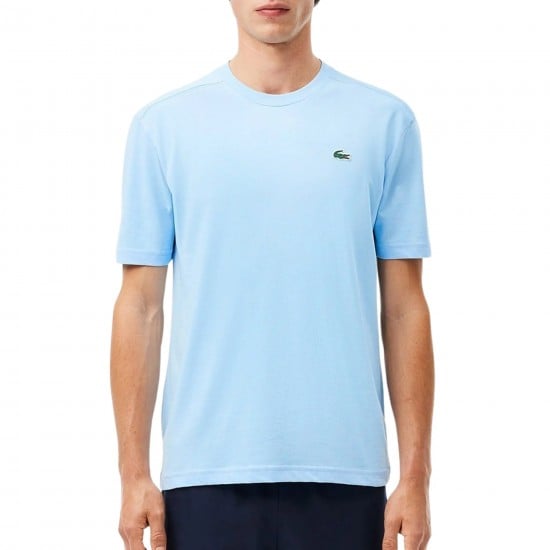 Lacoste Sport Regular Fit Maglietta Blu Pastello