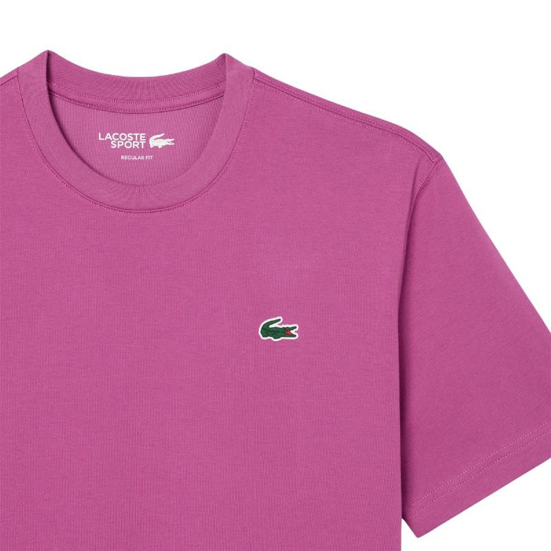 Camiseta Lacoste Sport Regular Fit Malva