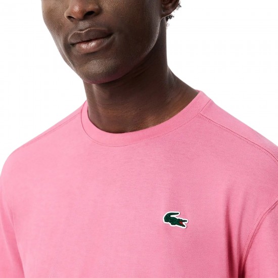 Lacoste Sport Regular Fit Pink T-Shirt