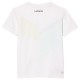 Lacoste Sport Regular Fit T-Shirt Sem Costura Branco Verde