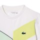 Lacoste Sport Regular Fit Seamless T-Shirt White Green