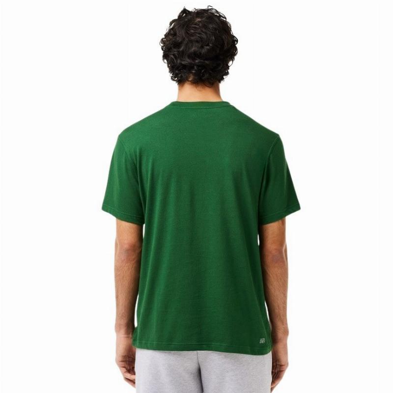 Lacoste Sport Regular Fit Maglietta Verde Scuro