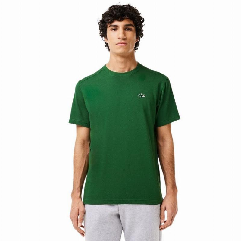 Lacoste Sport Regular Fit Maglietta Verde Scuro