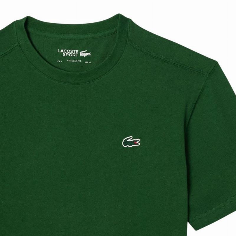 Lacoste Sport Regular Fit Maglietta Verde Scuro