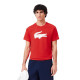 Lacoste Sport Rosso Bianco Maglietta