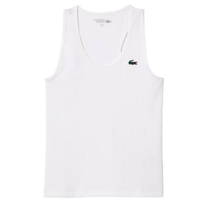 Camiseta Lacoste Sport Slim Fit Branca