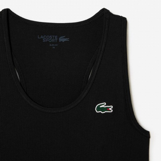 T-shirt Lacoste Sport Slim Fit Nero