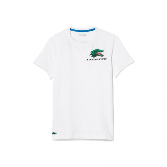 Lacoste tee shirt blanc online