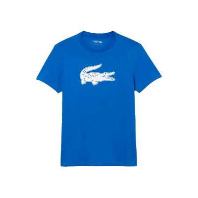 Camiseta azul respiravel lacoste