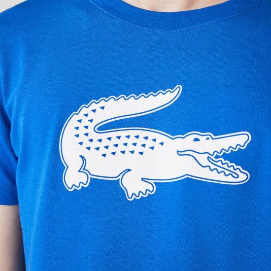 T-shirt Lacoste Sport Bleu Respirant