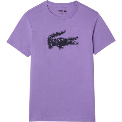 Lacoste Sport Respiravel Roxo T-Shirt Preto