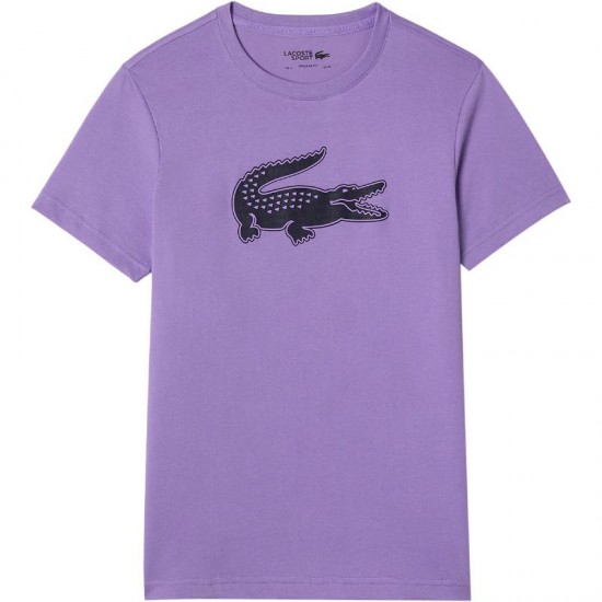 Lacoste Sport Breathable Purple Black T-Shirt