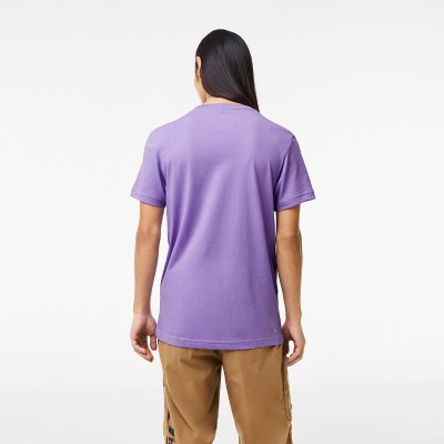 Lacoste Sport Respiravel Roxo T-Shirt Preto