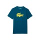 Camiseta Lacoste Sport Transpirable Verde Amarillo