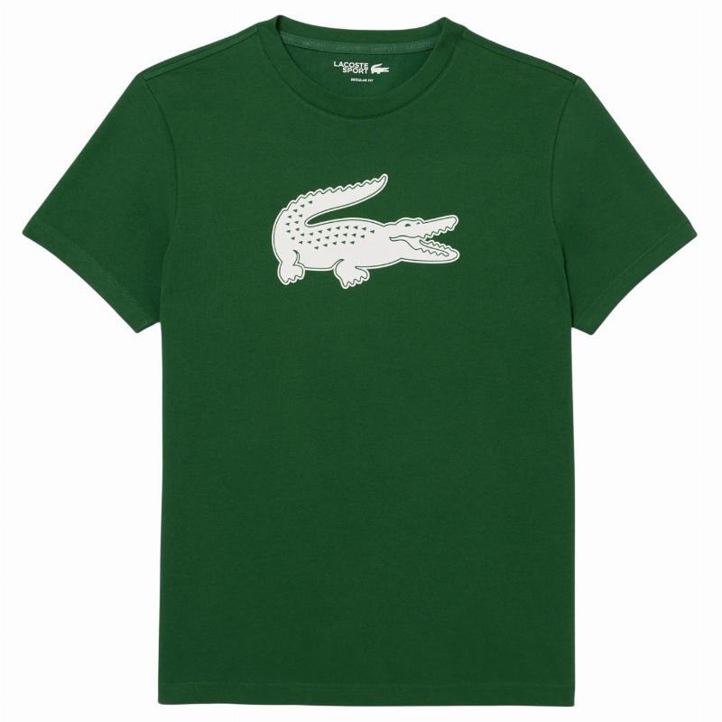 Lacoste Sport Green White T-Shirt
