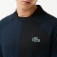 T-shirt Lacoste Team Tecnica Blu Navy