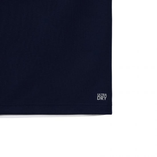 Camiseta Lacoste Ultra Dry Blanco Azul Marino