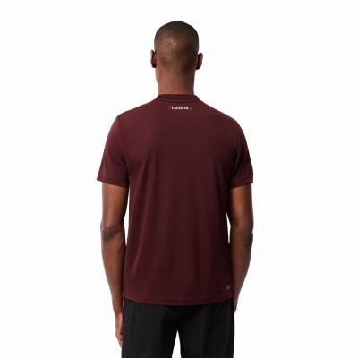 Lacoste T-Shirt Pique Ultra Dry Bordeaux