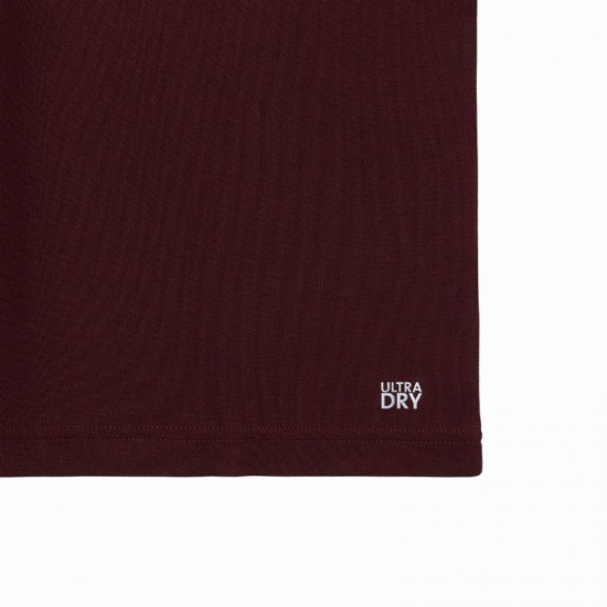 Lacoste T-Shirt Pique Ultra Dry Bordeaux