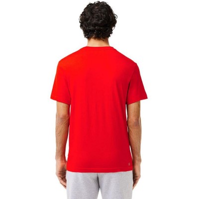 T-shirt Lacoste Ultra Dry Rouge