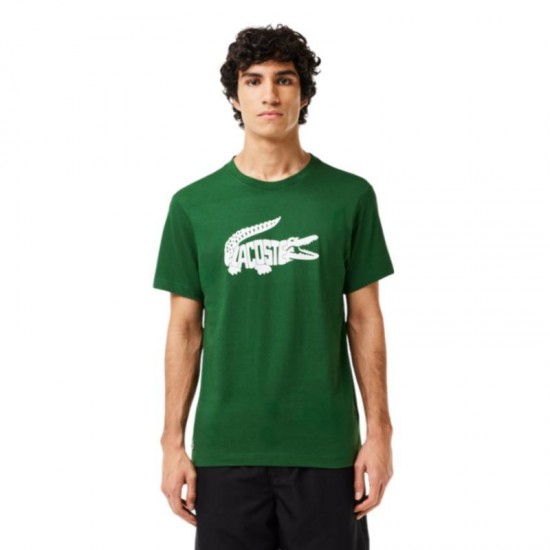 Camiseta Verde Ultra Seca Lacoste