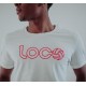 Camiseta Loco Marco Lenders Blanco Rojo