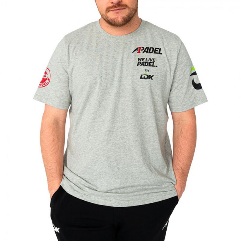 Lok A1 Padel Bridger Maglietta Grigio Melange