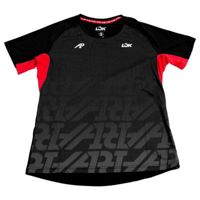 T-shirt à capuche de padel Lok A1 noir