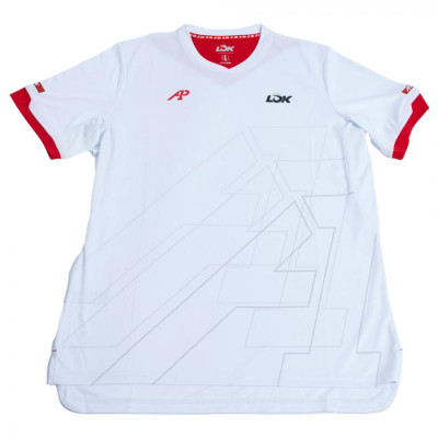T-shirt Lok A1 Padel Pikes Blanc