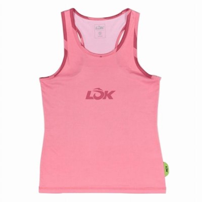 Camiseta Feminina Lok Edgeray Vermelho Rosa