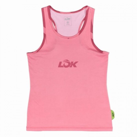 Camiseta Lok Edgeray Rojo Rosa Mujer