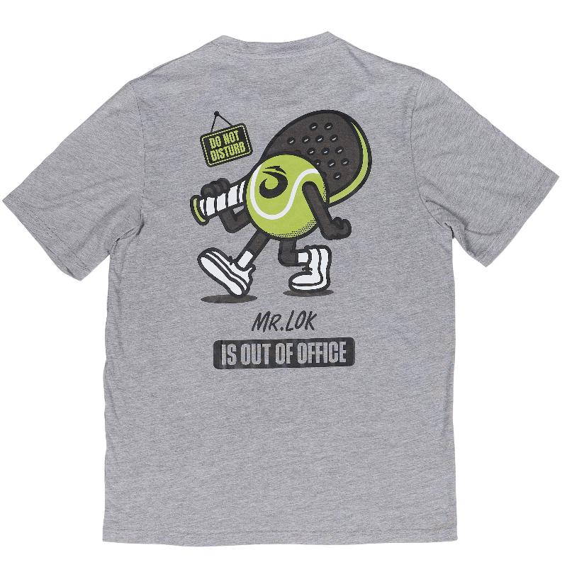 Camiseta Lok Fuori Ufficio Gris