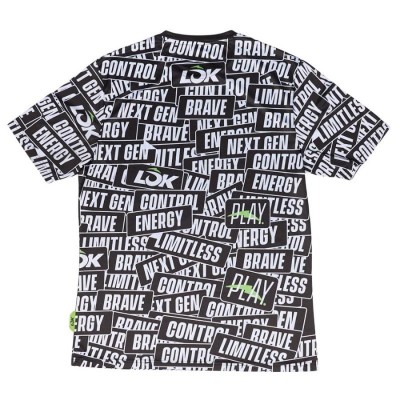 Lok Sticker Storm T-Shirt Noir