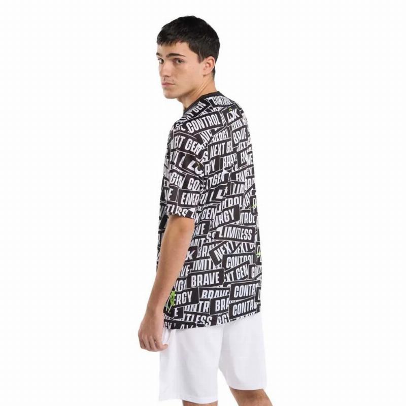 Lok Sticker Storm Maglietta Nera