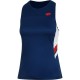 T-shirt Lotto Squadra III Bleu Rouge Femme