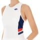 Camiseta Lotto Squadra III Branco Azul Mulheres